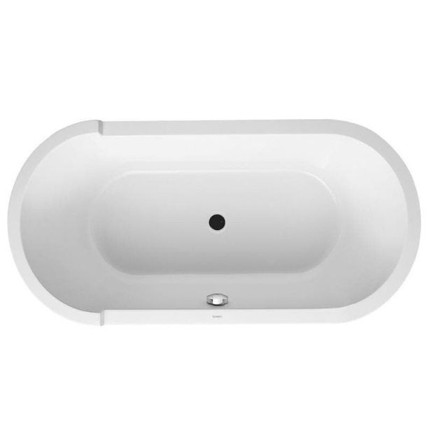 Ванна акриловая Duravit Starck tubs & showers 160х80 см овальная белый 700409000000000