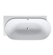 Ванна Duravit Luv из искусственного камня DuraSolid 185х95 см угол слева белый 700431000000000
