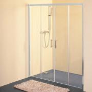 Душові двері Kolpa-San SQ Line TV4D/S 160/CH 160х190 см профіль білий/скло шиншила 511750