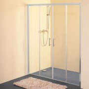 Душевая дверь Kolpa-San SQ Line TV4D/S 170/К 170х190 см профиль серебряный/прозрачное стекло 511820