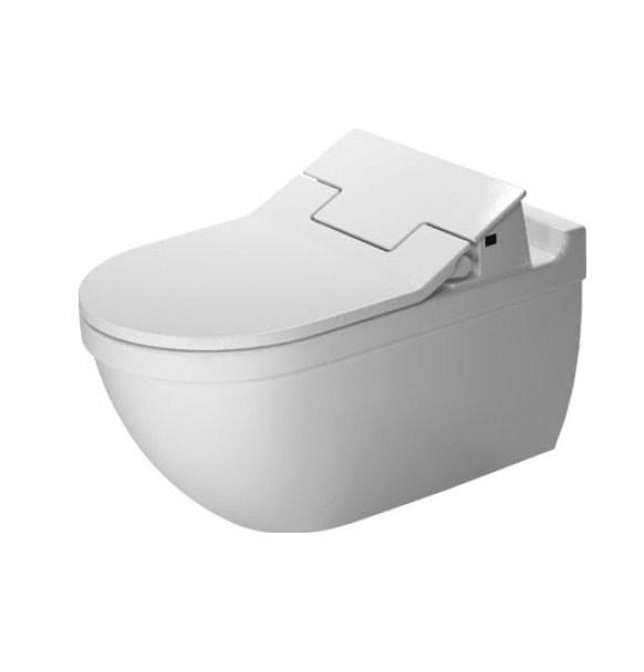 Унітаз підвісний Duravit Starck 3 36,5х62 см кераміка білий 2226590000