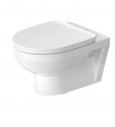 Унітаз підвісний з кришкою Duravit DuraStyle Basic Rimless 36,5х54 см кераміка білий 45620900A1
