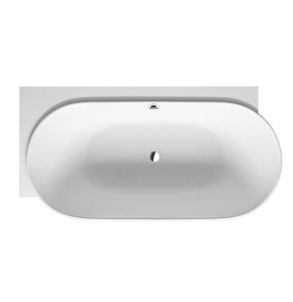 Ванна Duravit Luv из искусственного камня DuraSolid 185х95 см угол слева белый 700431000000000