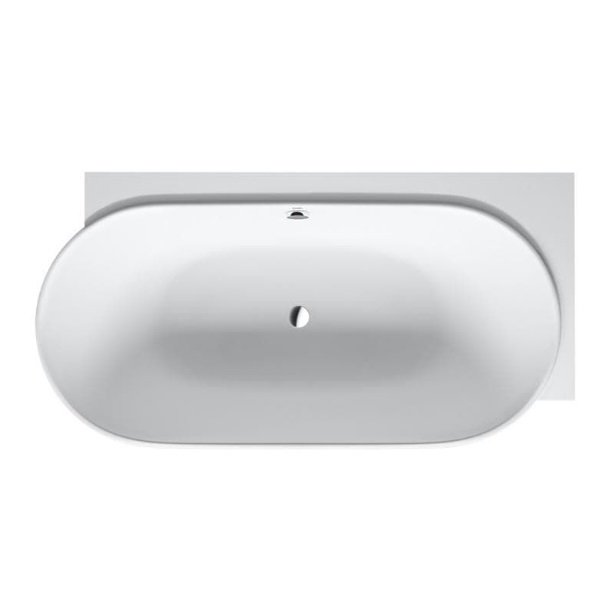 Ванна Duravit Luv зі штучного каменю DuraSolid 185х95 см кут праворуч білий 700432000000000
