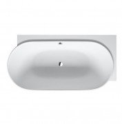 Ванна Duravit Luv зі штучного каменю DuraSolid 185х95 см кут праворуч білий 700432000000000