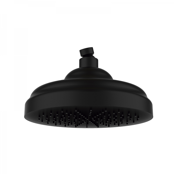 Лейка для верхнього душа GRB Hidromasaje 1866 один режим чорний 058291