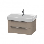 Тумба под раковину Duravit Happy D.2 подвесная 77,5х48 см ДСП лен H2636507575