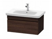 Тумба з раковиною Duravit DuraStyle 73х44,8 см ДСП темний каштан DS006105353