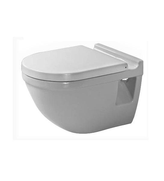 Унитаз подвесной Duravit Starck 3 36,5х54 см керамика белый 2201090000