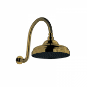 Верхний душ со стены GRB Hidromasaje 1866 с кронштейном состаренная латунь 058198