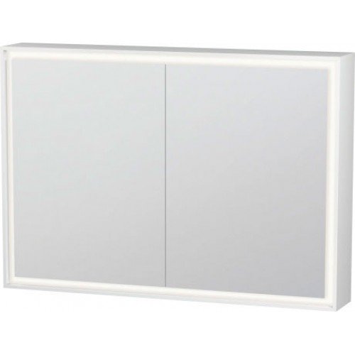 Зеркальный шкаф Duravit L-Cube подвесной 100х15,4 см белый LC755200000