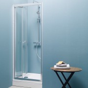 Душевая дверь Kolpa-San Luna TVZ/S 80 K 80х185 см профиль серебряный/прозрачное стекло 534080
