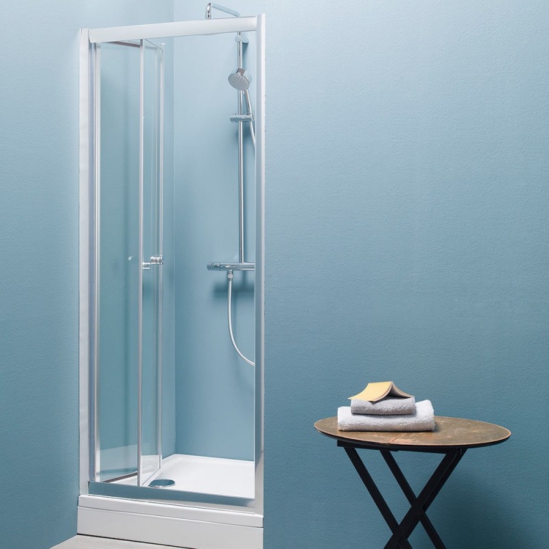 Душові двері Kolpa-San Luna TVZ/S 90 CH 90х185 см профіль срібний/скло шиншила 534140