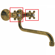 Ручка змішувача для ванної GRB Cocinas 1866 состаренная латунь 060095