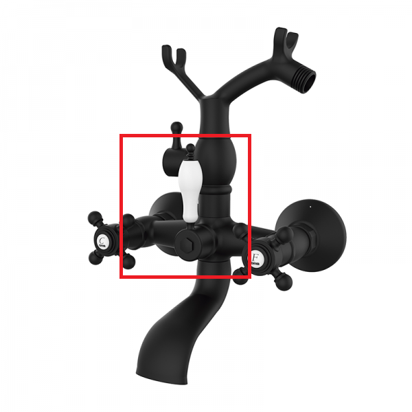 Рычаг потока для смесителя GRB Clasica 1866 латунь черный 060296