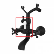Рычаг потока для смесителя GRB Clasica 1866 латунь черный 060296