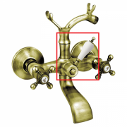 Рычаг потока смесителя GRB Clasica 1866 состаренная латунь 060194