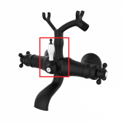 Рычаг термостатического переключателя GRB Clasica 1866 латунь черный 060295
