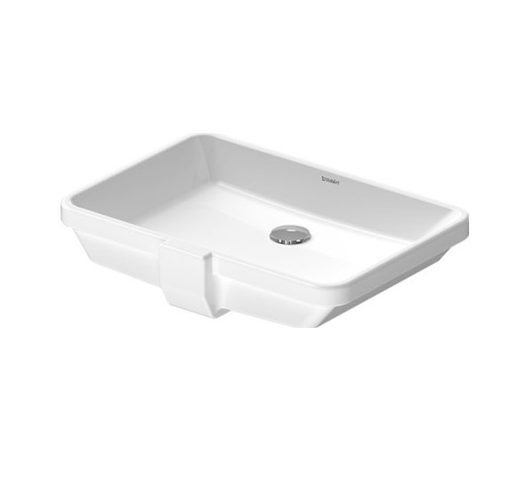 Раковина для ванной Duravit 2nd floor под столешницу 55,5х38 см керамика белый 0316530000