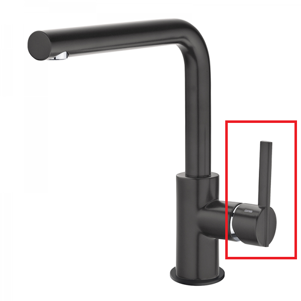 Ручка смесителя для кухни GRB Eternal латунь черный 061240