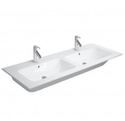 Раковина для ванной Duravit ME by Starck двойная 130х49 см керамика белый 2336130000