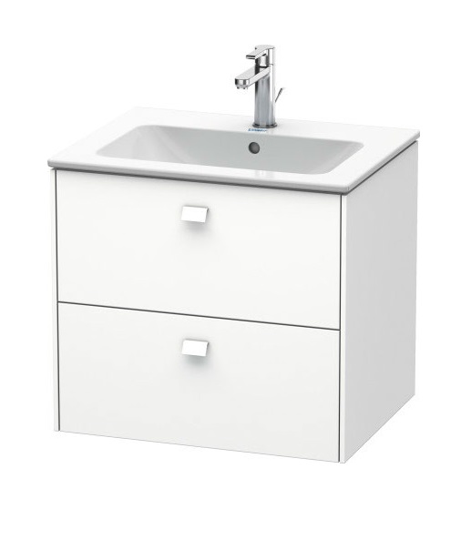Тумба под раковину Duravit Brioso подвесная 62х47,9 см белый матовый BR410101818