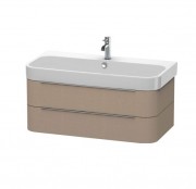 Тумба под раковину Duravit Happy D.2 подвесная 97,5х48 см ДСП лен H2636607575