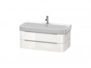 Тумба под раковину Duravit Happy D.2 подвесная 97,5х48 см ДСП белый глянцевый H2636602222