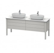 Тумба під раковину Duravit Luv підлоги 173,3х57 см ДСП скандинавсько білий шовковисто-матовий LU9567B3939