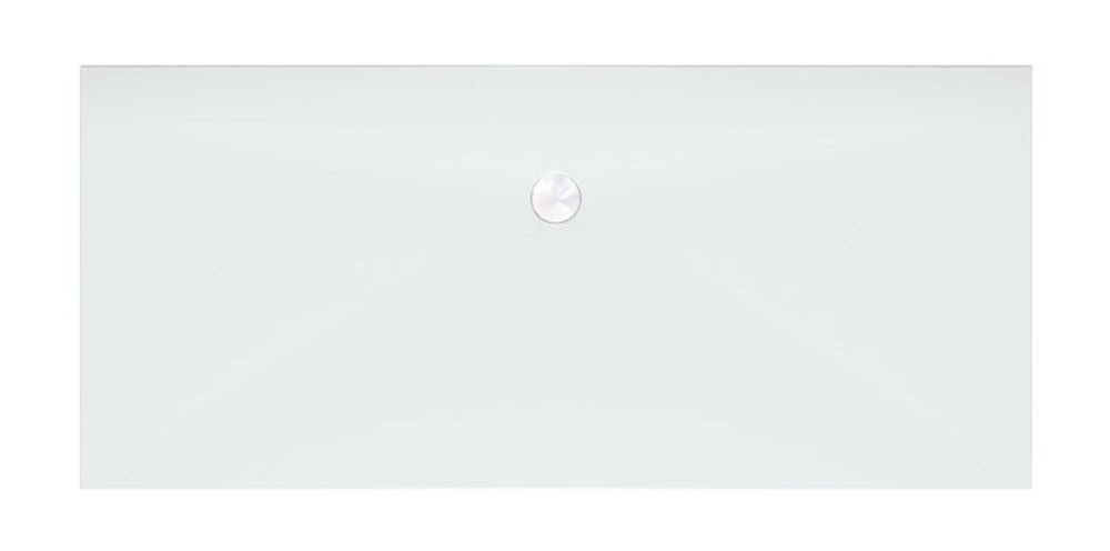 Душевой поддон Kolpa San Re-walk 140х80 см литой мрамор белый с панелью kerrock 961630