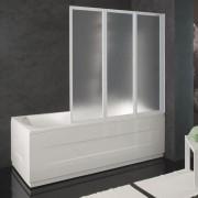 Шторка для ванны Kolpa San Quat TP 140 140х140 см профиль белый стекло полистирольное 944180