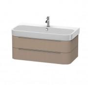 Тумба под раковину Duravit Happy D.2 подвесная 97,5х48 см ДСП лен H2636607575