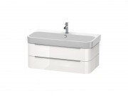 Тумба под раковину Duravit Happy D.2 подвесная 97,5х48 см ДСП белый глянцевый H2636602222