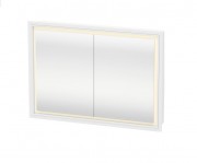 Зеркальный шкаф Duravit L-Cube встраиваемый 100х15,4 см белый LC765200000