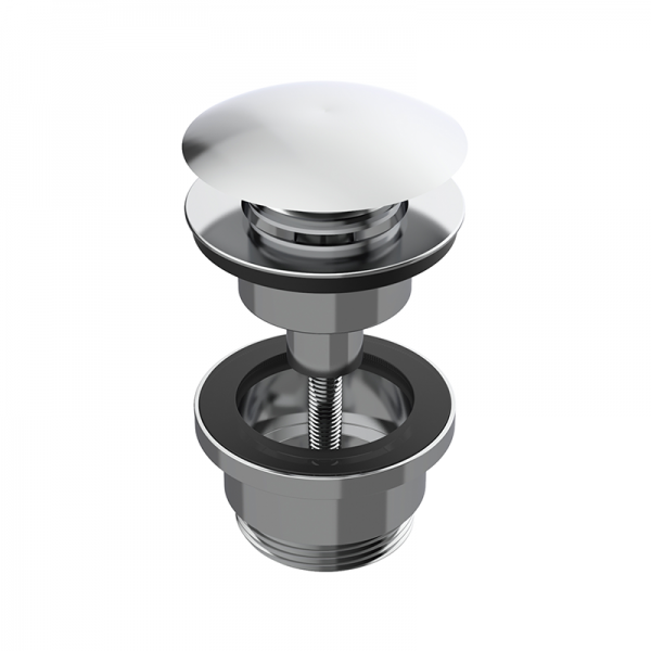 Донный клапан для раковины GRB Valvuleria Big Clic-Clac хром 081740