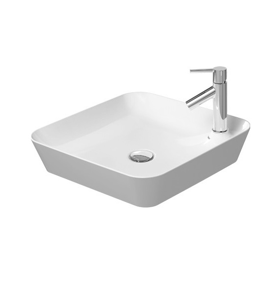 Раковина для ванной Duravit Cape Cod 46х46 см керамика белый шелковисто-матовый 2340463200