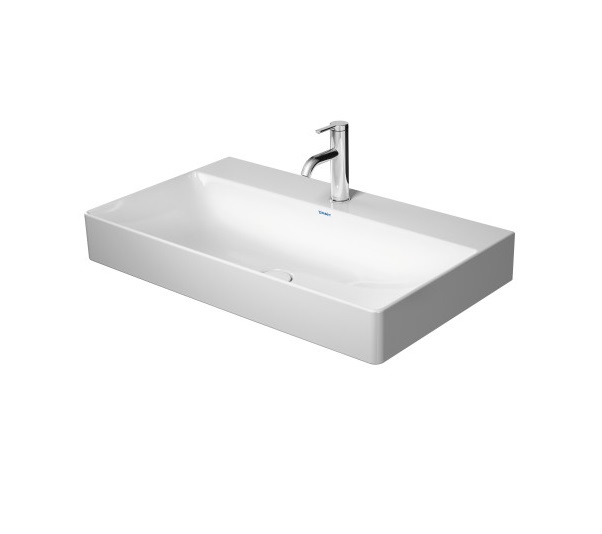 Раковина для ванної Duravit DuraSquare 80х47 см накладна кераміка білий 2353800041