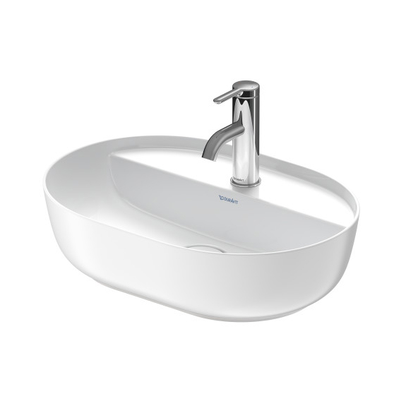 Раковина для ванної Duravit Luv 50х35 см накладна кераміка білий 0380500000