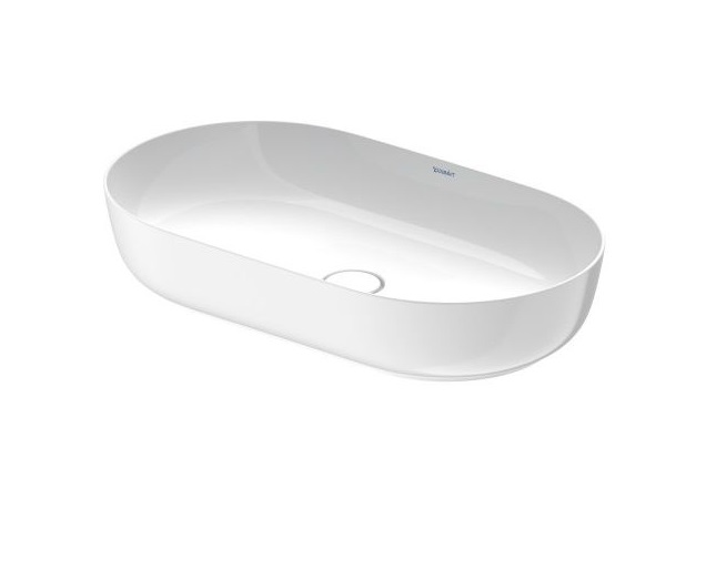 Раковина для ванної Duravit Luv 70х40 см накладна кераміка білий 0379700000