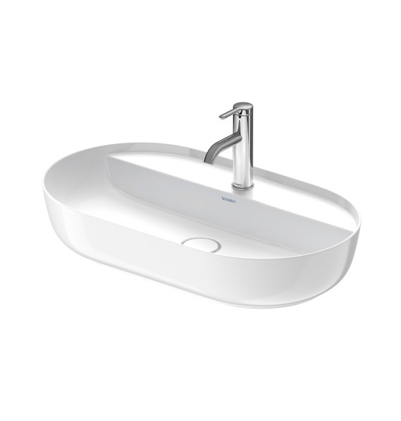 Раковина для ванной Duravit Luv 70х40 см накладная керамика белый 0380700000