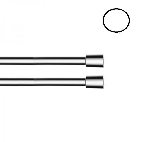 Шланг для душа GRB Hidromasaje Flexo Silver 120 см білий 08951001