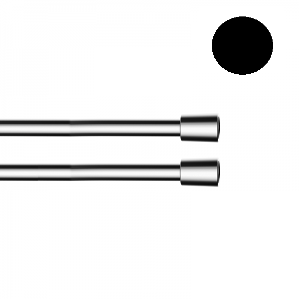 Шланг для душа GRB Hidromasaje Flexo Silver 120 см черный 08951002