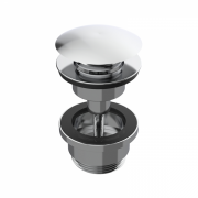 Донный клапан для раковины GRB Valvuleria Big Clic-Clac хром 081740