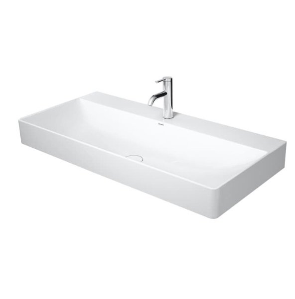 Раковина для ванної Duravit DuraSquare 100х47 см накладна кераміка білий 2353100071