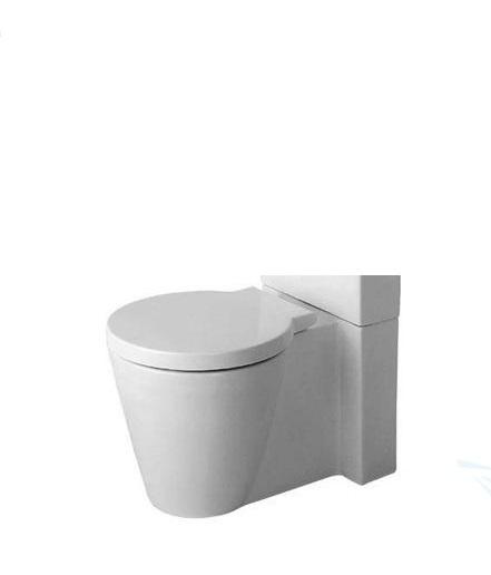 Чаша унітазу-компакта Duravit Starck 1 41,5х64 см з покриттям WonderGliss кераміка білий 02330900641