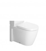 Чаша унитаза-компакта Duravit Starck 2 37х63 см керамика белый 2145090000