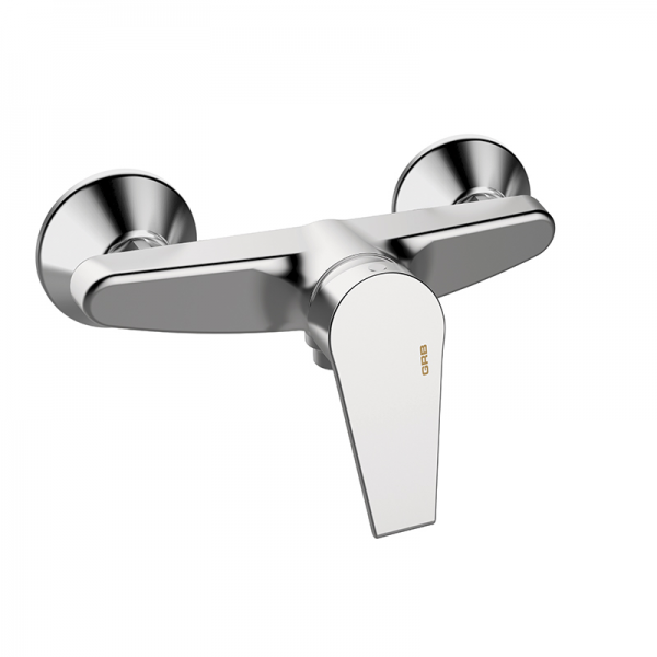 Змішувач для душа GRB Eco-Project c душовою лійкою і стійкою одноважельний хром 10328110