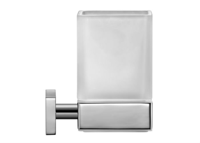 Стакан для зубных щеток Duravit Karree подвесной матовое стекло/хром 0099511000