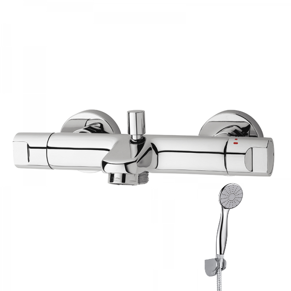 Термостат для ванни GRB Eco-Prime з душовою лійкою латунь хром 102600