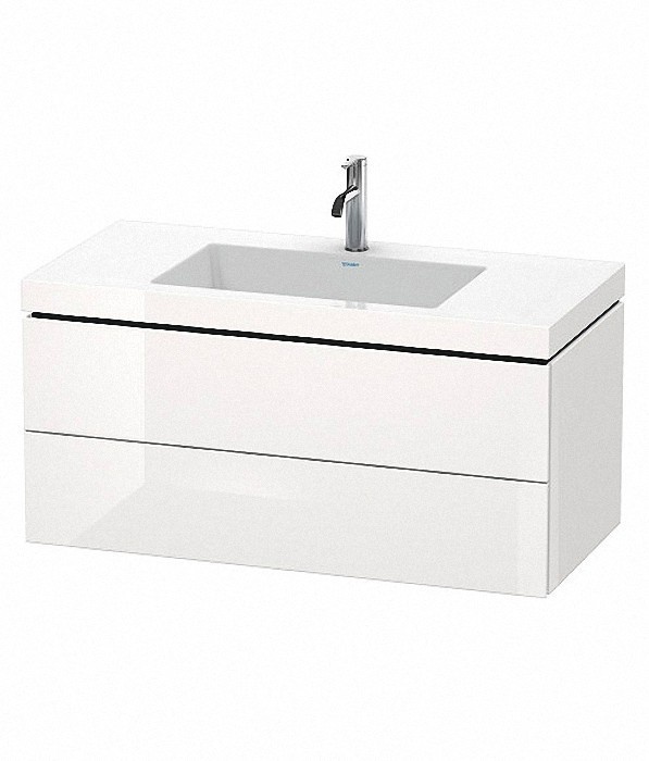 Тумба с раковиной Duravit L-Cube 100х48 см ДСП белый глянцевый LC6928O2222